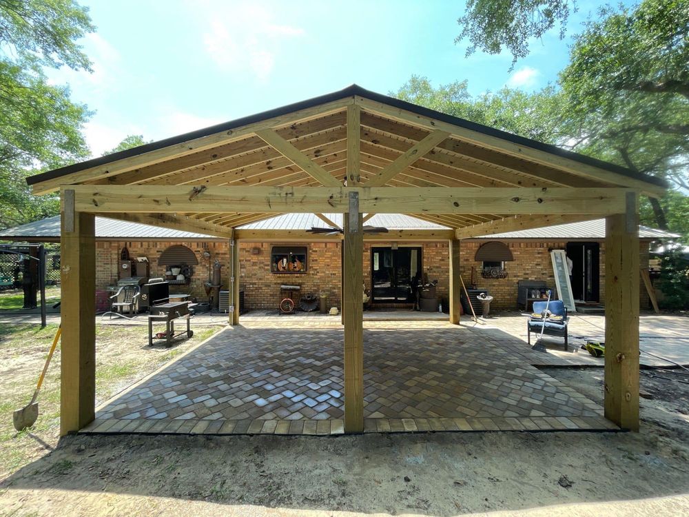 Add beauty, shade, and value to your property with a custom-built gazebo by MDP Elite Services. Serving Gulf Shores, Orange Beach, and Baldwin County, AL with structures built to last. for MDP Elite Services LLC: Custom Home Builder & Renovation Contractor in Baldwin County, AL in Baldwin County, AL