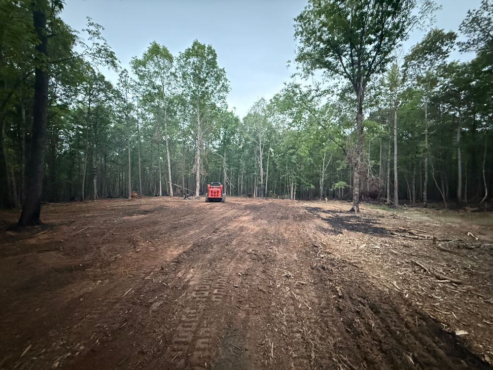 Our land clearing service removes trees, brush, stumps, and debris efficiently, preparing your property for construction or landscaping while improving safety, access, drainage, and the overall usability of your land. for Koelbl Site Works LLC in Fayetteville, GA