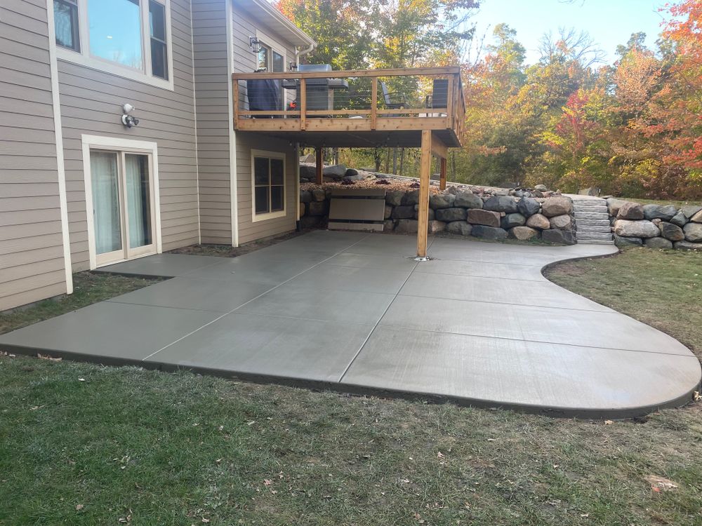 Exterior Flat Work for STAMPEDE Vertical Concrete in Isanti, Minnesota