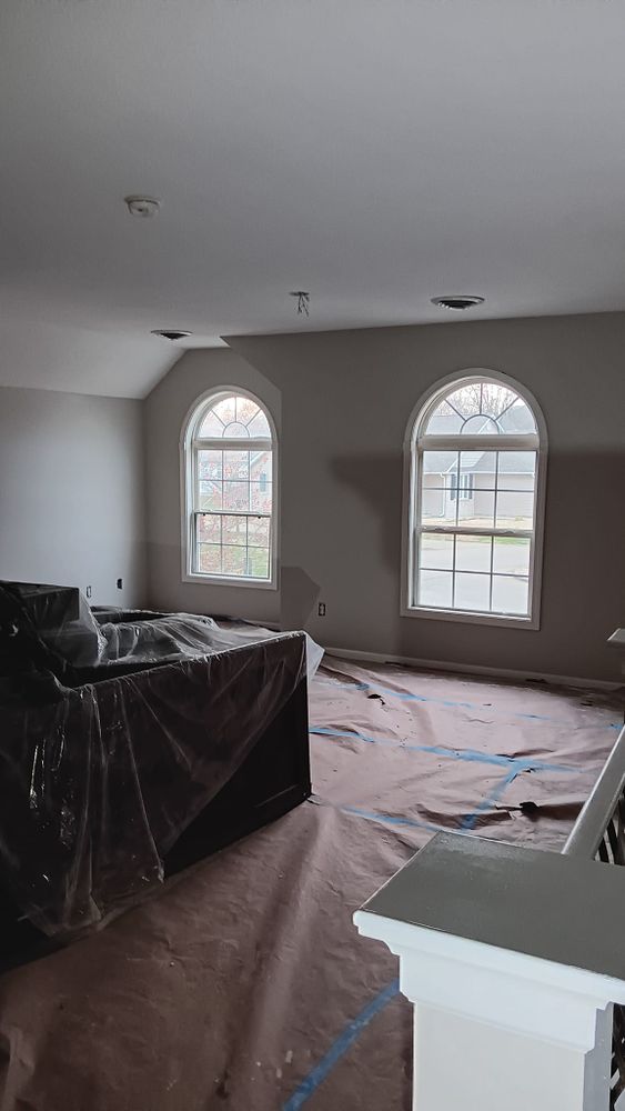 Fence and Full Home Interior Painting and Drywall repair for Dead Tree General Contracting in Carbondale, Illinois