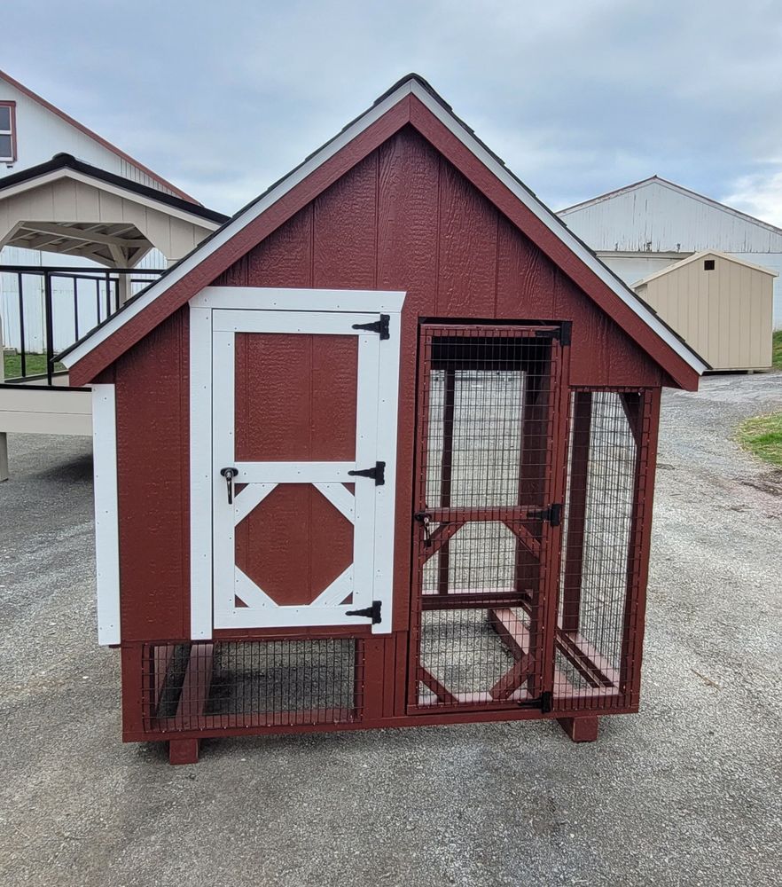 Our 4x6 Backyard Chicken Coops are the perfect solution for small yards and backyard flocks. Whether you live in the country, suburbs, or city, these coops allow you to raise your own chickens and enjoy fresh eggs daily. Designed to house 6 to 8 chickens, they can also be used for rabbits. for Pond View Mini Structures in  Strasburg, PA