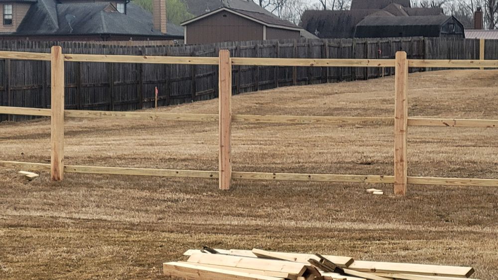 Recent work for Patriot Fence  in Oakland, TN