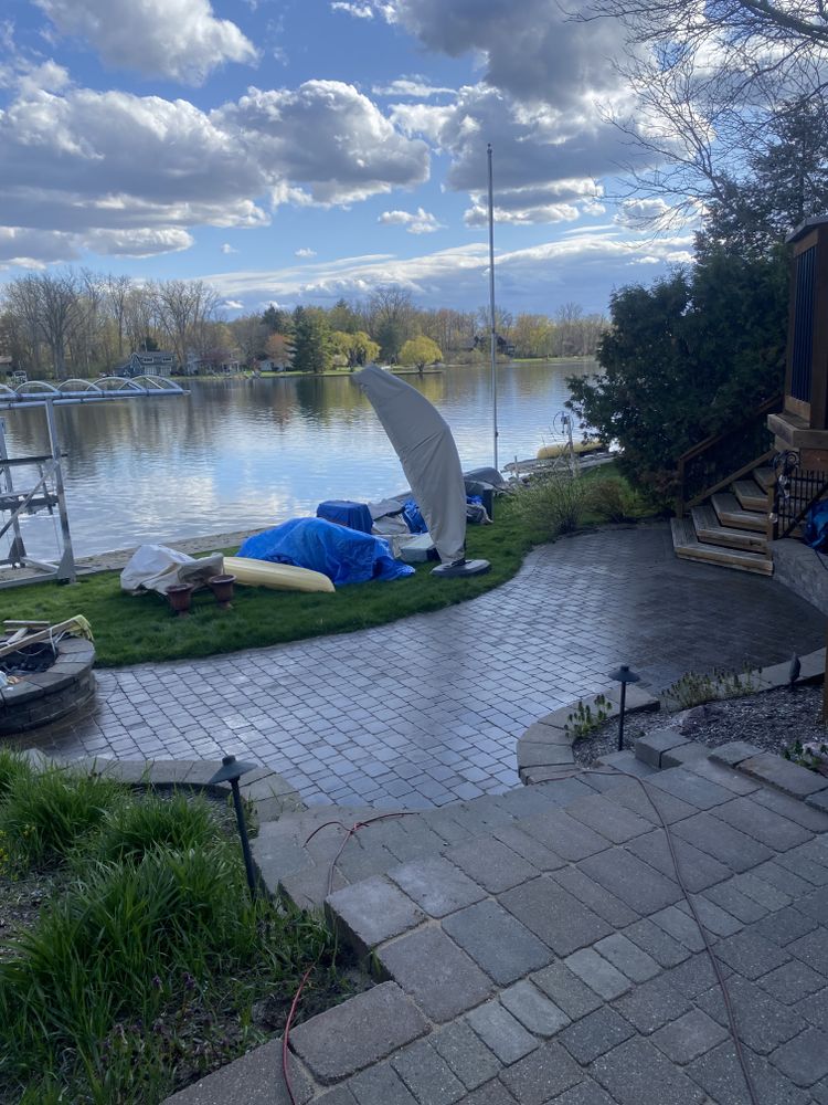 Paver and Deck Restorations for Steed's Lawn and Landscape LLC in White Lake, MI