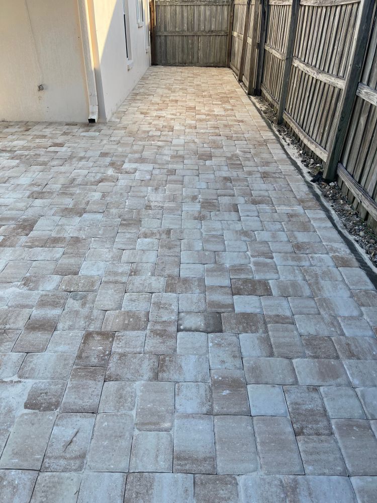 Pavers for Team Tolson Landscape in Tampa Bay, FL