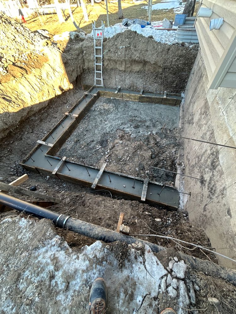 Concrete work for Remington Builders in Idaho Falls, ID