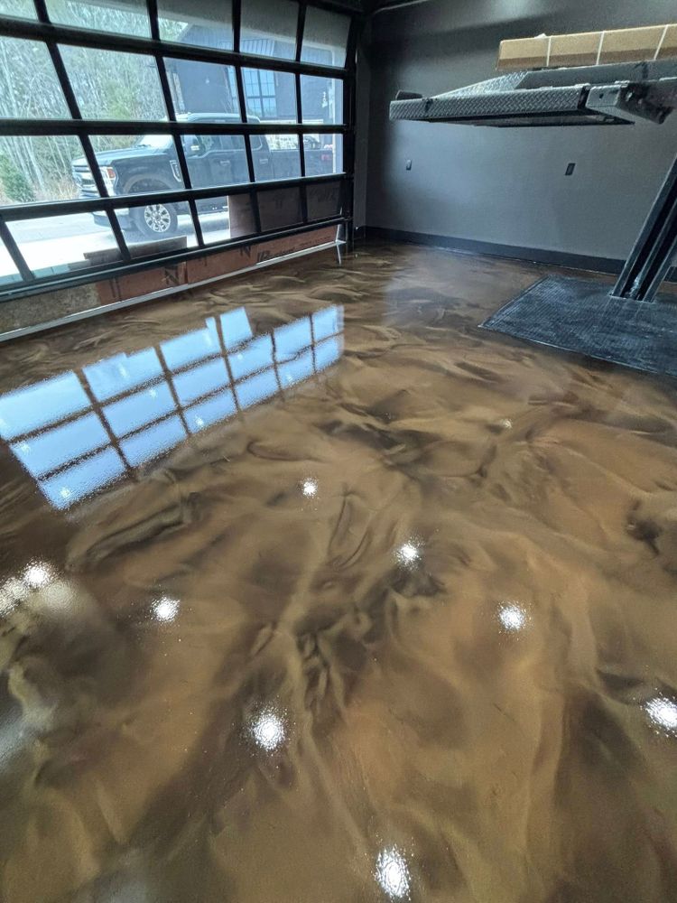 Discover what concrete transformation entails with our stained concrete service, enhancing your spaces with beautiful color and durability. Our expert application delivers a unique, elegant finish to any room. for Yellow Brick Road in Cookeville, TN