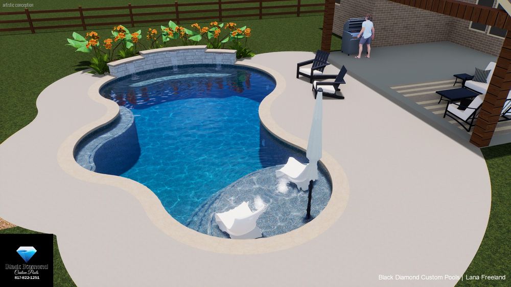 All Photos for Black Diamond Custom Pools LLC in Azle, TX