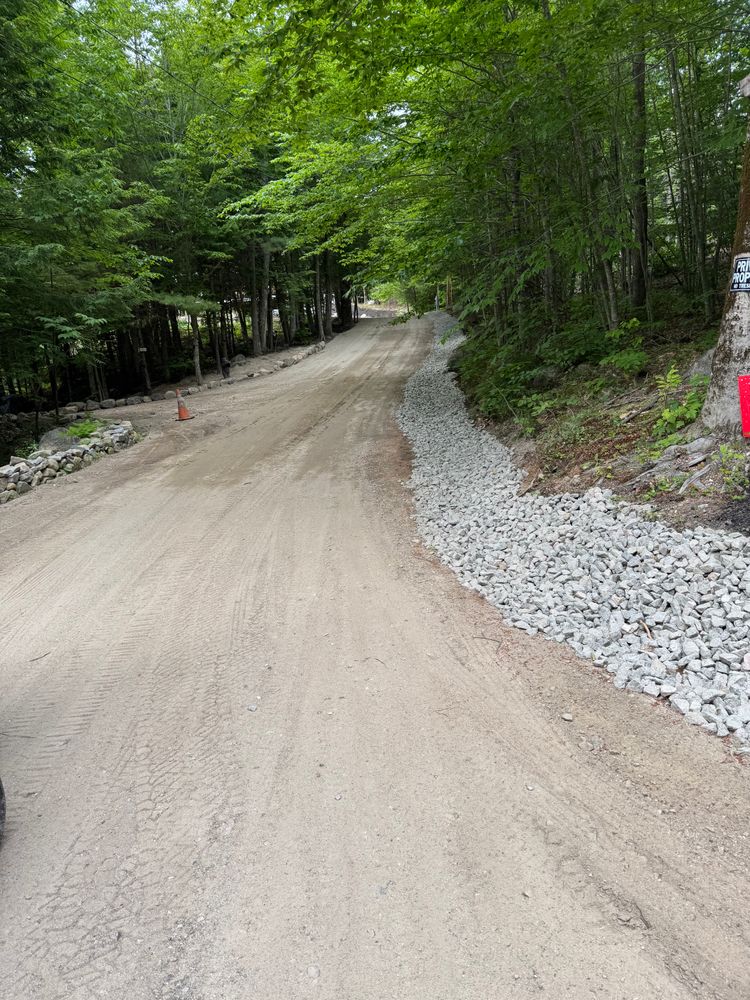Driveway Grading/Install for AFH Earthworks in Madison, NH
