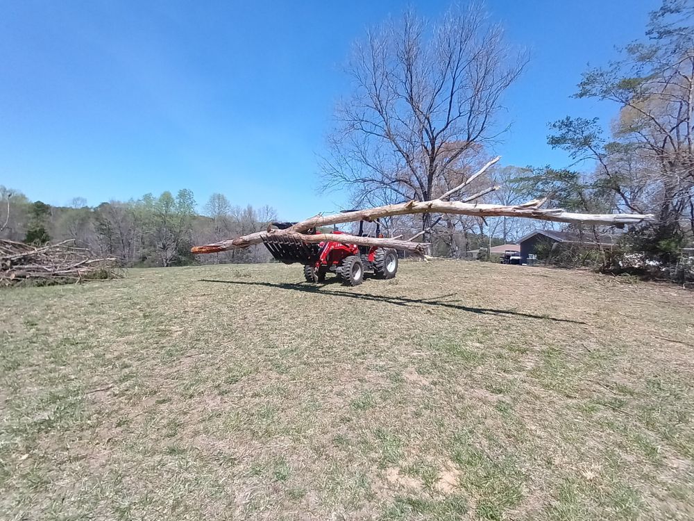 Our bush hogging service efficiently clears overgrown land, improving property aesthetics and accessibility. Discover reliable "bush hogging near me" with our expert team to transform your outdoor spaces effortlessly. for Goliath Tree Maintenance and Haul Away in Seneca, SC