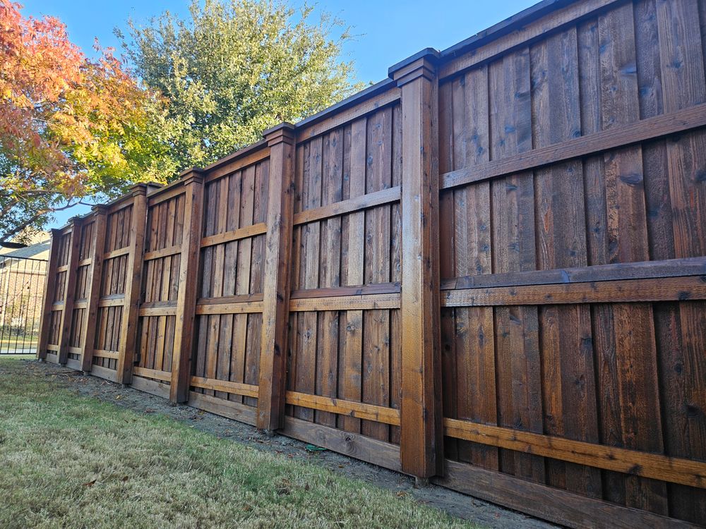 All Photos for Armor Fence Staining in Highland Village, TX