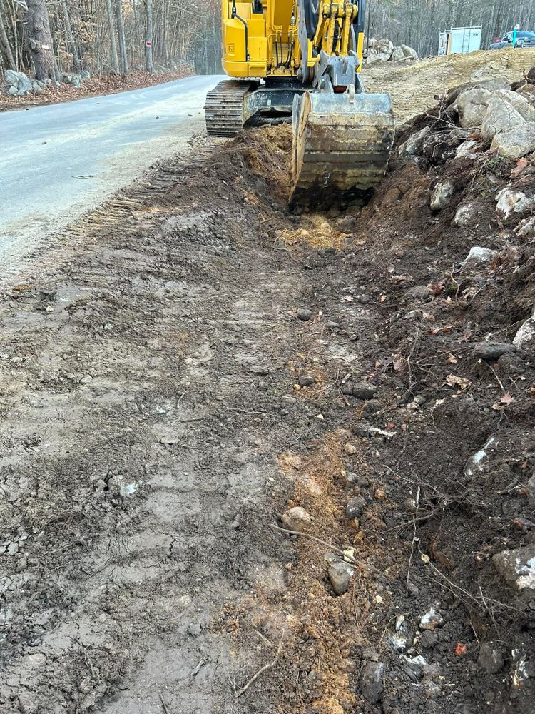 Excavating for M.J. Merrill & Sons Excavation in Manchester, NH