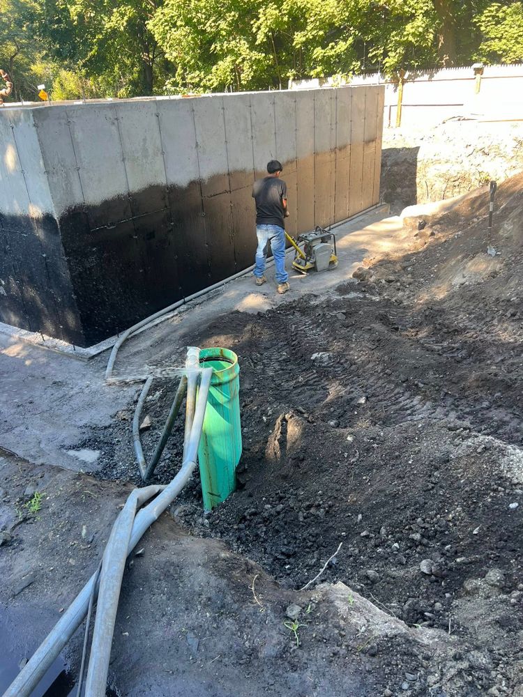 Excavating for Redwood Construction in Cranston, RI