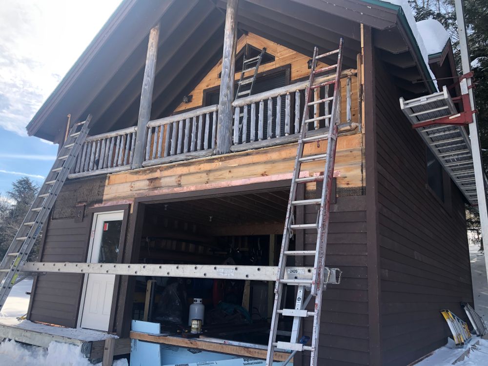 Exterior Renovations for Schweizer Construction in Lake Clear, NY