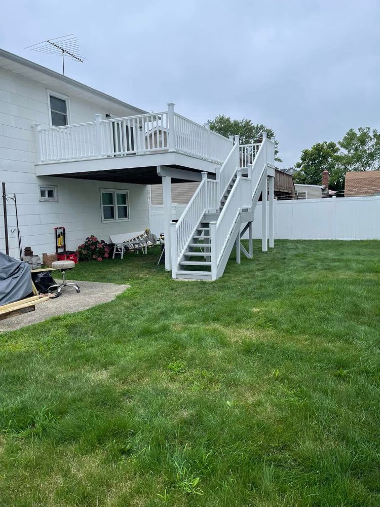 Enhance your outdoor living space with our expert deck & patio installation services, providing durable and aesthetically pleasing solutions tailored to your style while increasing the value of your home. for J & M Home Solutions in Conway, SC