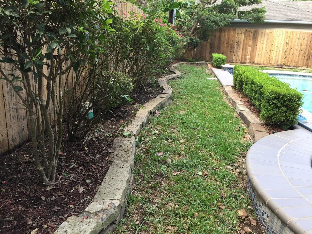 Before & Afters for Texas Curb N Borders in Houston, TX