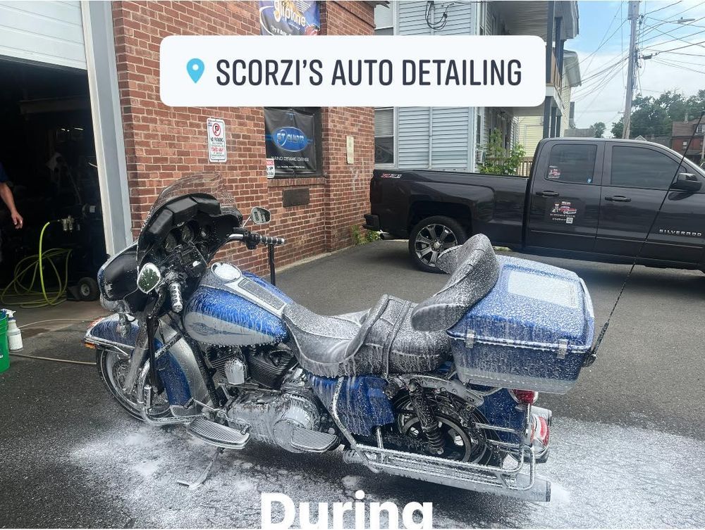 Motorcycle Detailing for Scorzi’s Auto Detailing in Easthampton, MA