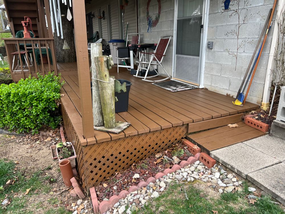 Deck Staining for Mike's Custom Painting in Kissee Mills, MO