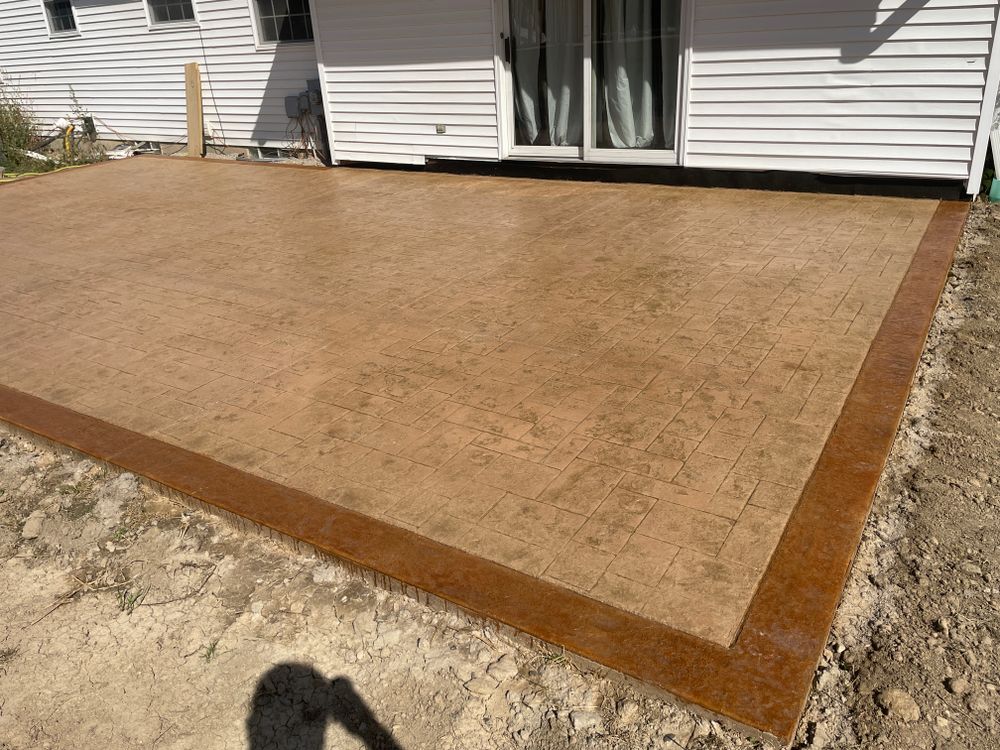 Stamped Concrete for Doncrete LLC in Medina, OH