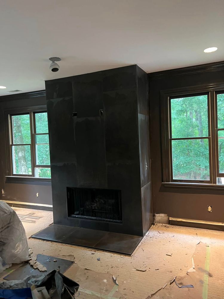 Tiling for Novo Tile Co. in Lillington, NC