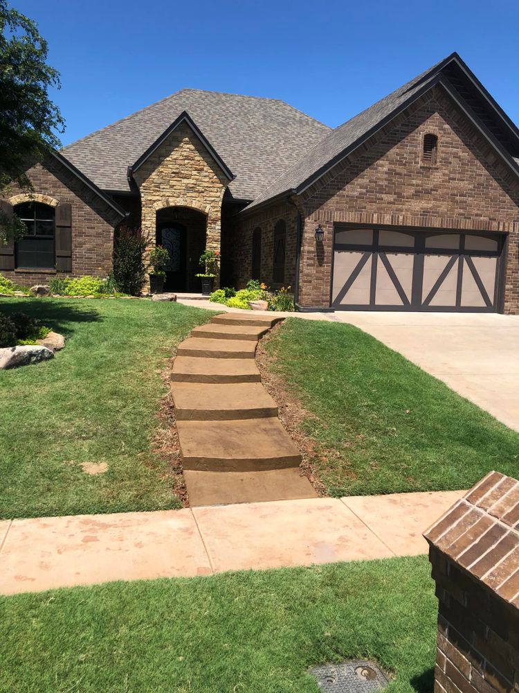 Enhance your home with our expert Stair Design & Installation service, offering custom concrete solutions that blend aesthetics and functionality to elevate both indoor and outdoor spaces seamlessly. for OV Concrete in Oklahoma City, OK