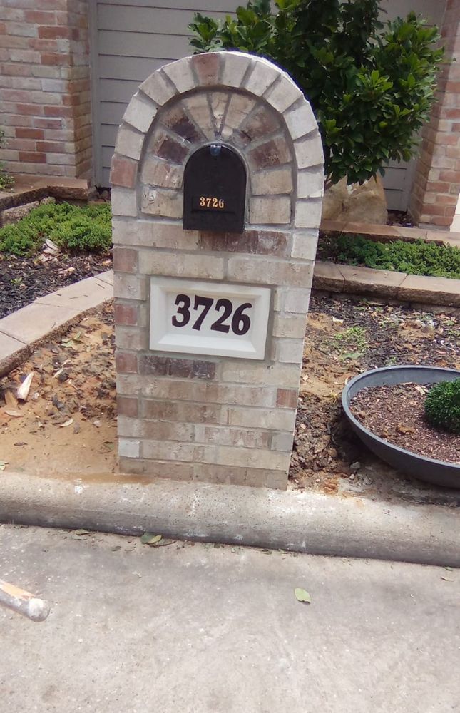 Masonry work for LEGA Home Improvements in Magnolia, TX