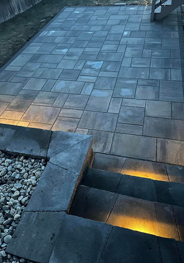 Our Pavers service specializes in designing and installing durable, stylish hardscaping features for your outdoor space. Upgrade your patio, walkway or driveway with our expert craftsmanship. for Ramos Universal Landscaping in Sioux Falls, SD