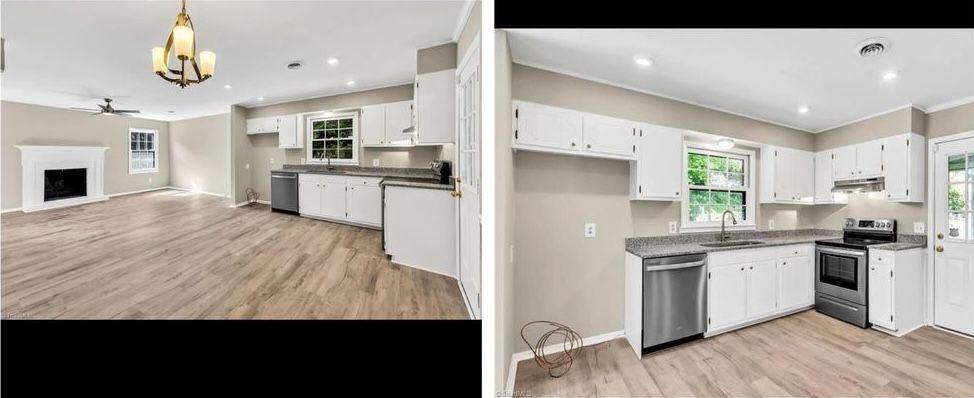 Our Kitchen and Cabinet Refinishing service offers a cost-effective way to update your home's look, refresh outdated cabinets, and transform your kitchen into a modern space with expert painting techniques. for D.A. Painting in Cary, NC