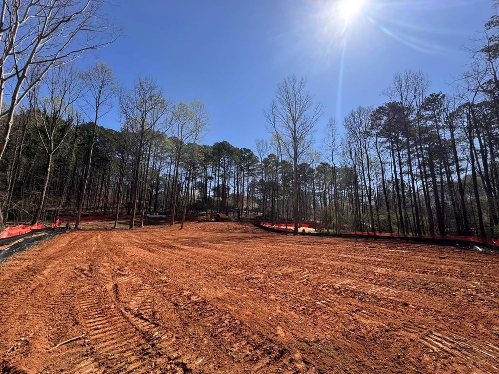 Excavation for Bryant's Land Services in Forsyth, GA