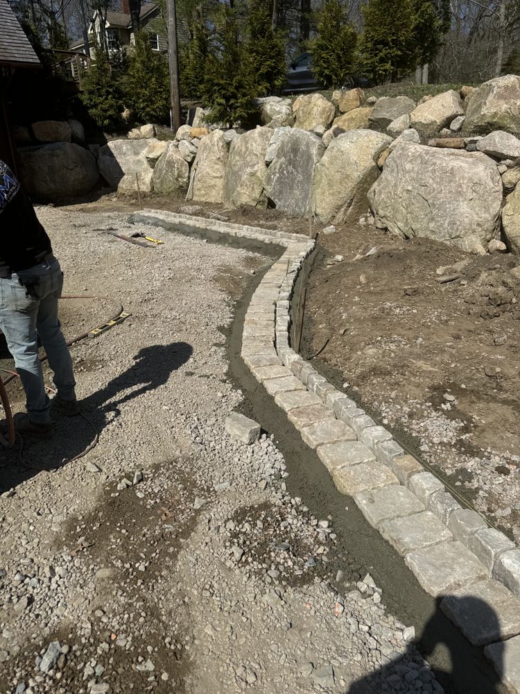 Hardscape for M.J. Construction & Landscape INC in Bristol, RI