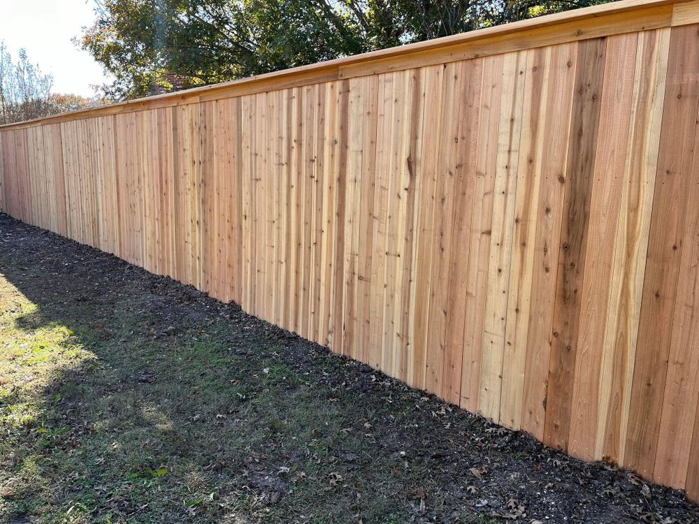 Fence Installation for JSL Woodworks and Contracting in Midlothian, TX