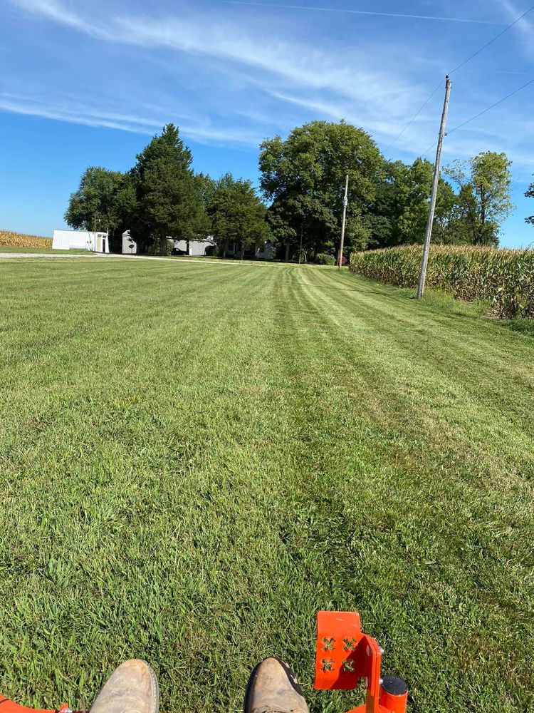 Mowing for Ashton Landscaping Co. in Springfield, Illinois