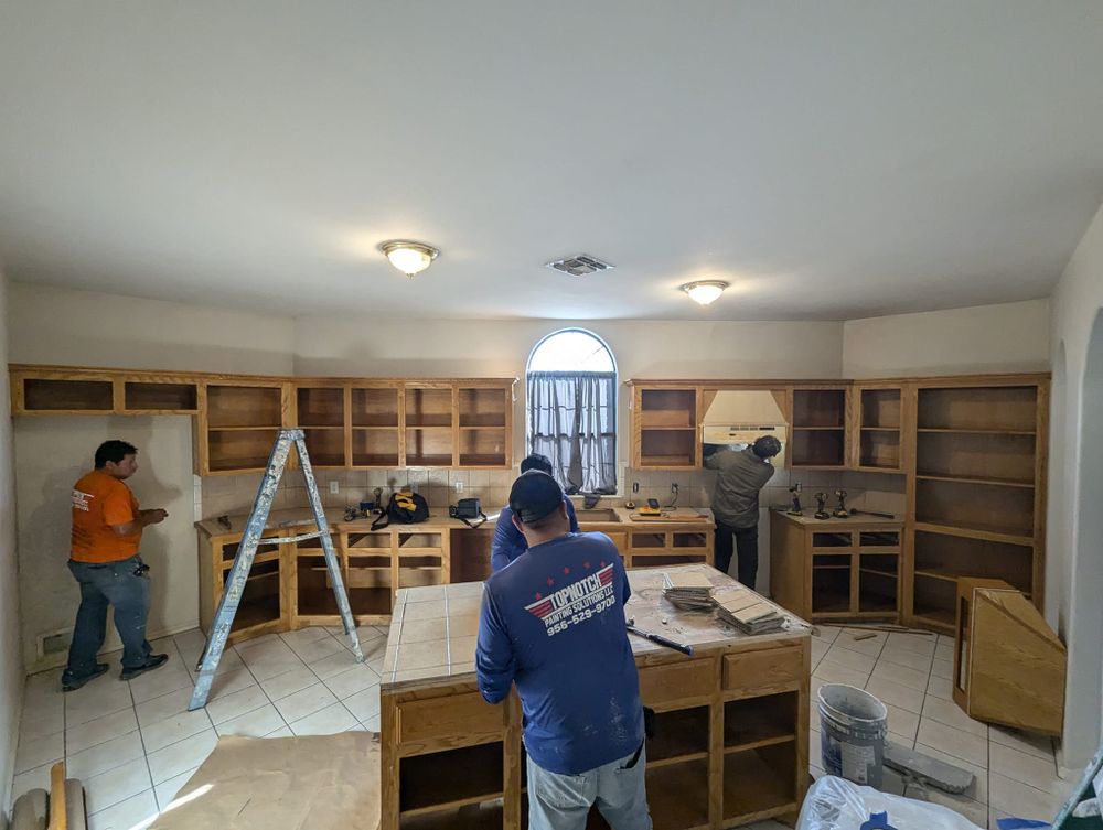 Interior Renovations for TopNotch Painting Solutions LLC in McAllen, TX