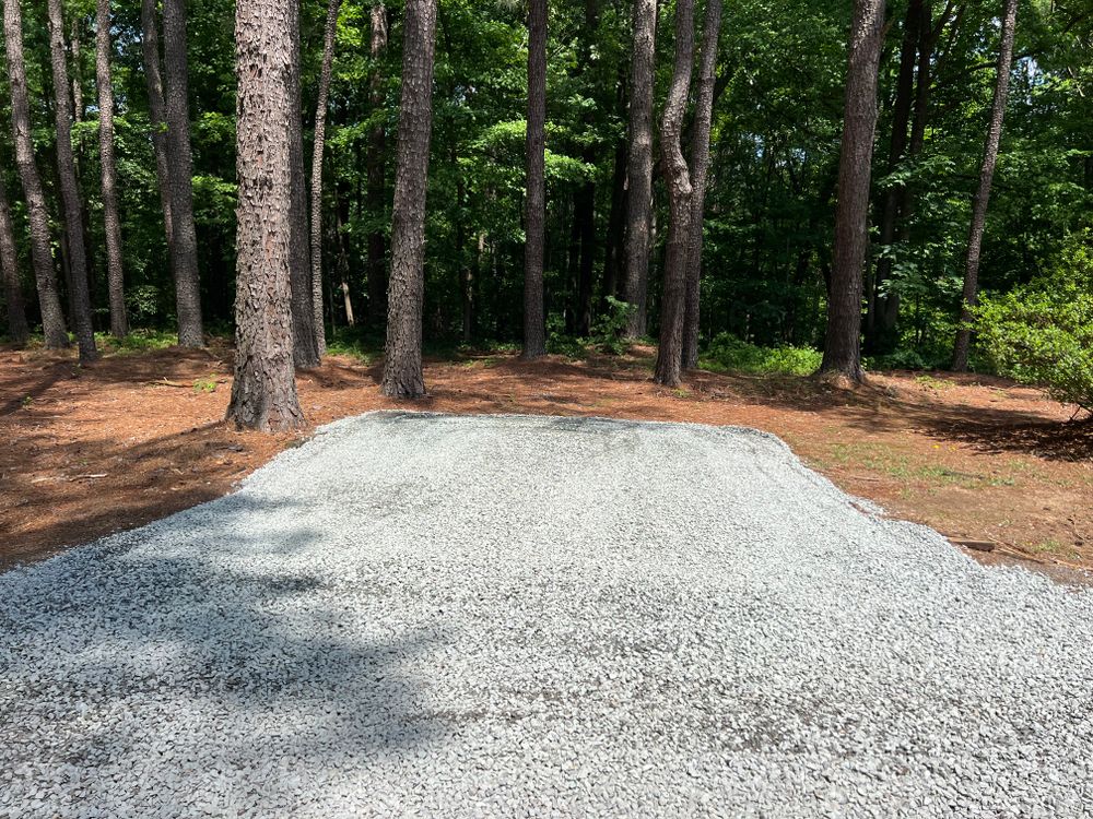 Grading for KM Landworks in Moncure ,  NC