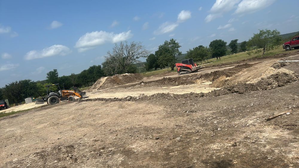 Excavating for MOTEX Enterprises in Kempner, TX