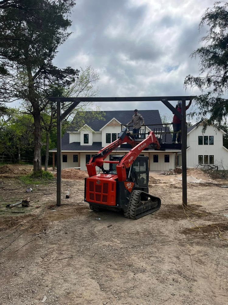 Our Skid Steer Work service offers efficient and precise land clearing, grading, and excavation to help prepare your property for fencing installation with professional expertise and high-quality equipment. for Bigtime Fence & Construction in Farmersville,  TX