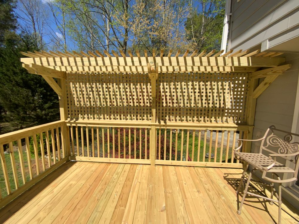 Decking work for Compadres Concrete in Griffin, GA