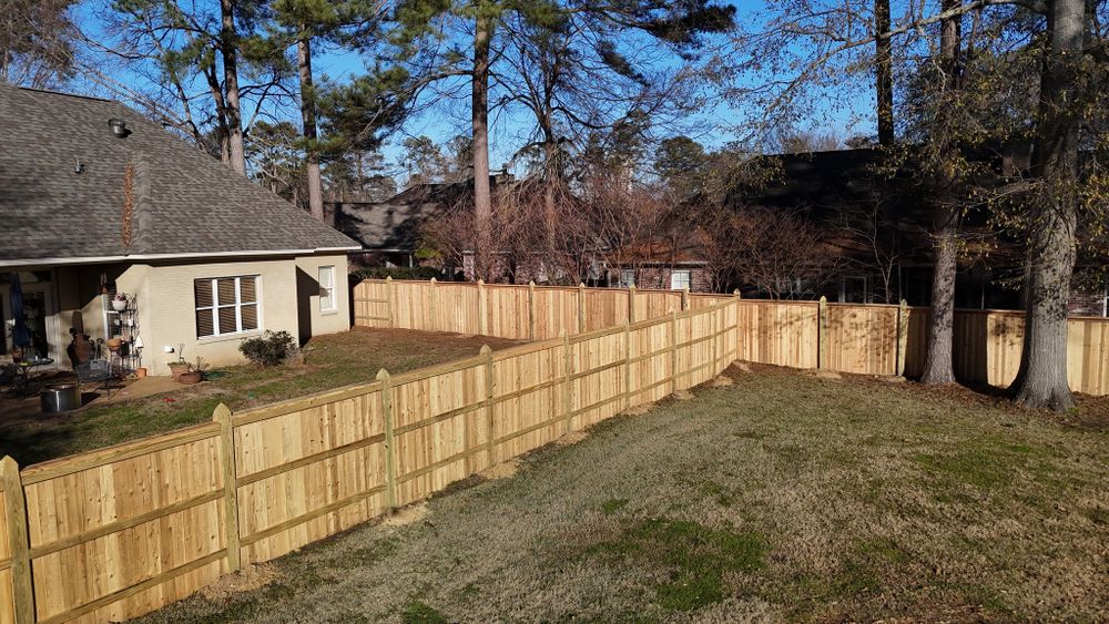 Enhance your home's security and aesthetics with our expert Residential Fence Services. Complementing our top-notch roofing repair, we ensure durable, stylish solutions for a cohesive exterior home upgrade. for Roberson Construction in Jackson, MS
