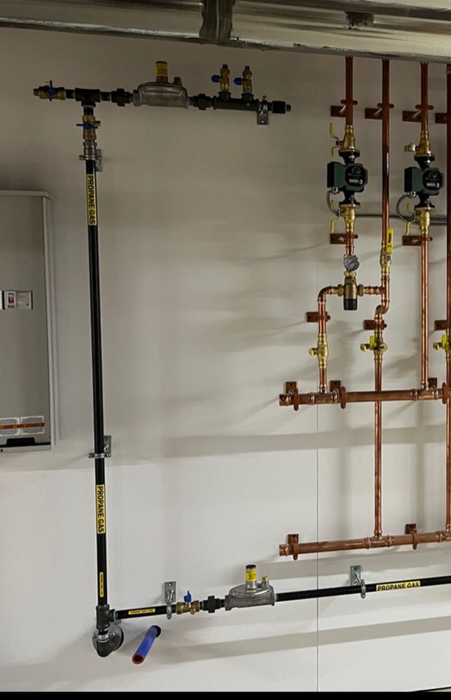 Our Gas Piping service ensures safe, efficient installation and maintenance of gas lines in your home, prioritizing safety and reliability while enhancing energy efficiency for your heating and cooking needs. for Northstar Plumbing & Heating in Damariscotta, ME