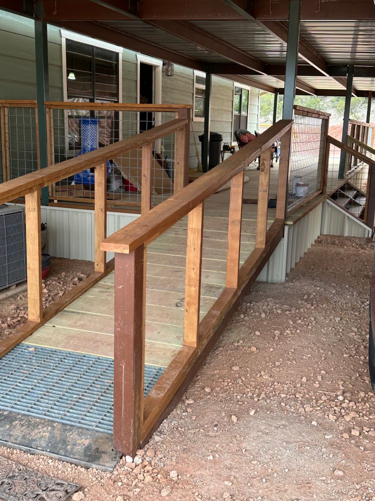 Custom Decks for Bean Welding & Construction LLC in Ballinger, TX