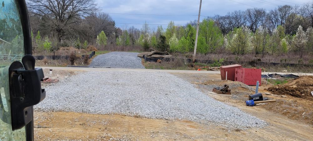 Our leveling service expertly prepares your land for construction by ensuring a smooth, even surface, eliminating drainage issues and enhancing the stability of your foundation for long-term structural integrity. for J&G Trucking Excavating & Hauling in Nashville, TN