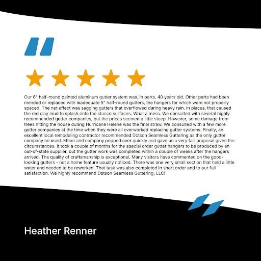 All Photos for Dotson Seamless Guttering LLC in Mars Hill, NC