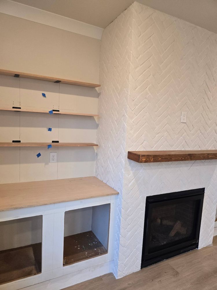 Backsplash and Fireplaces for Novo Tile Co. in Wendell, NC
