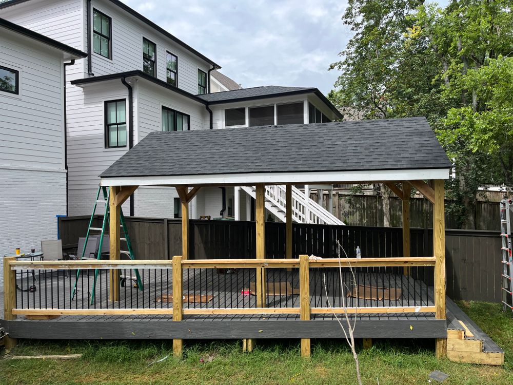 Enhance your backyard with our expert outdoor living services including expansion, repair and staining on fence, decks, patios, gazebo and many more installations. Transform outdoor spaces into beautiful, functional areas perfect for relaxation and entertaining in style. for Barrett Home Services in Hendersonville, TN