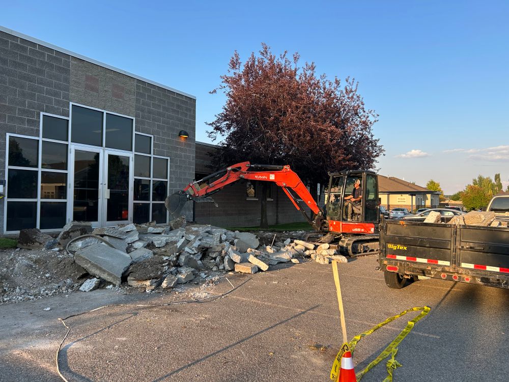 Concrete work for Remington Builders in Idaho Falls, ID