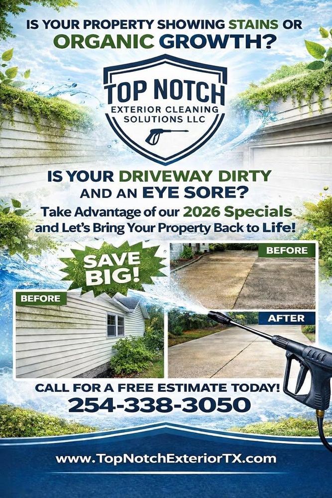 All Photos for Top Notch Exterior Cleaning Solutions in Nolanville, TX