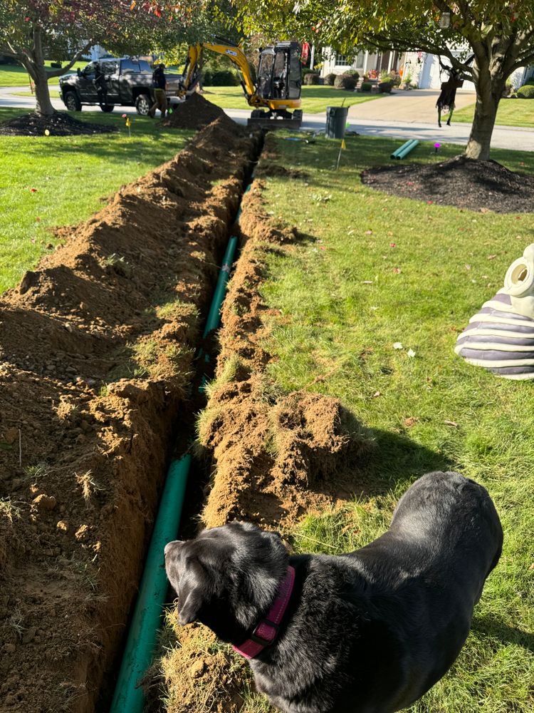 French drains  for A & A Lawn Care and OutDoor Services in Girard, PA