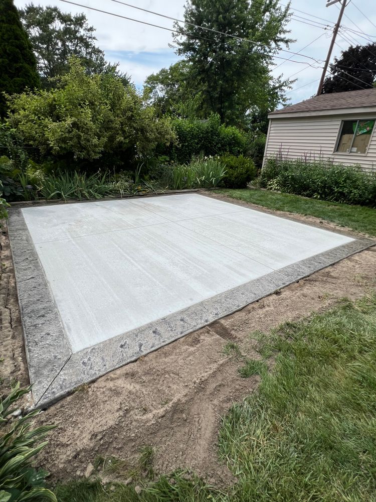 Patios for Ibarra Concrete Services LLC in Detroit, MI