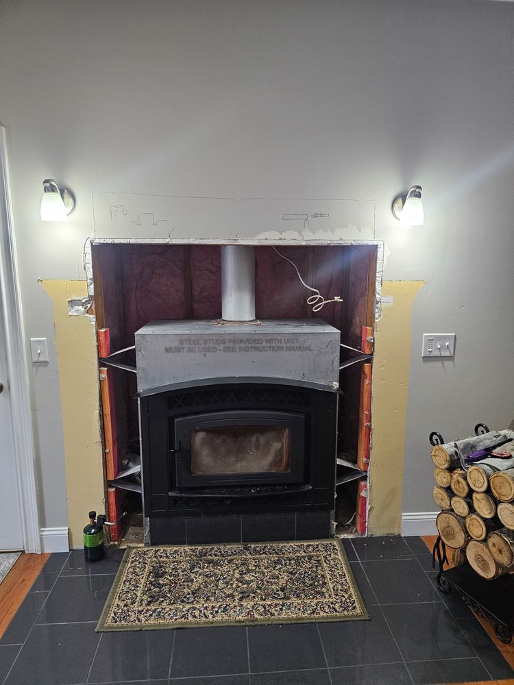 Alvarez fireplace for Breeland Construction INC in Kalispell, MT