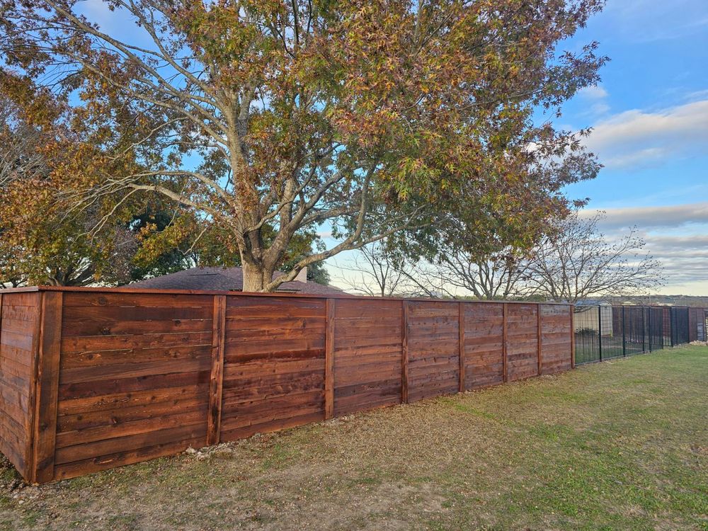 Fence Stain and seal for Ansley Staining and Exterior Works in New Braunfels, TX