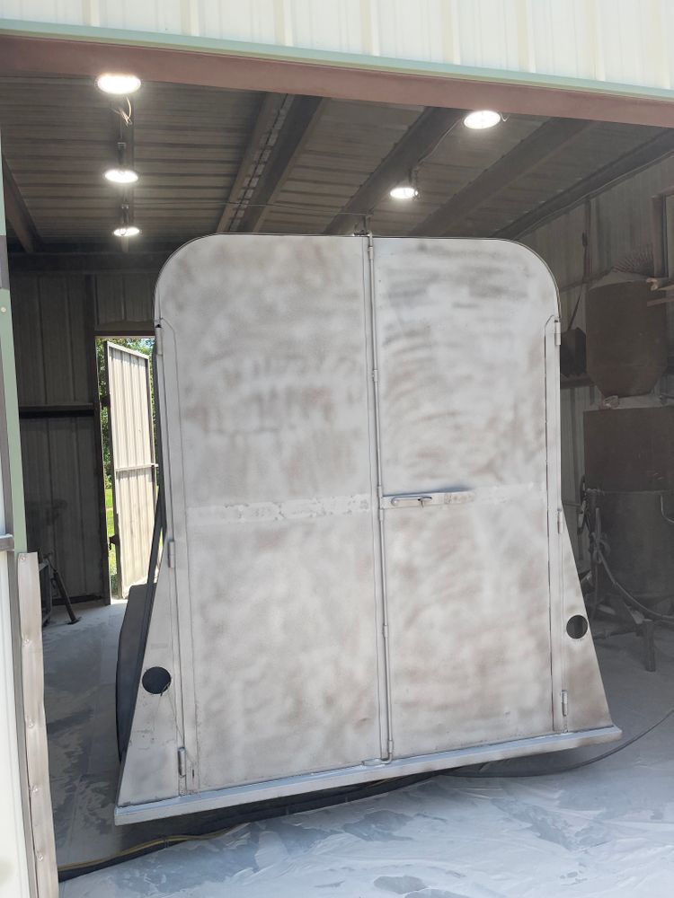 Our Dry Sandblasting service efficiently removes rust, paint, and surface imperfections from metal items, ensuring a clean foundation for durable powder coating with precise detail and optimal results. for TQR Powder Coating in Neosho, MO